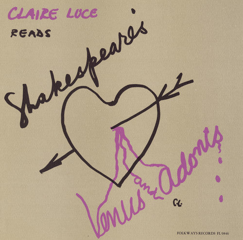 Luce, Claire: Venus & Adonis: By William Shakespeare