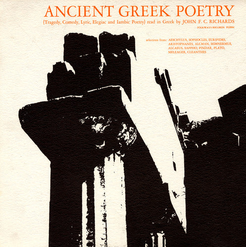 Richards, John F.C.: Ancient Greek Poetry: Tragedy Comedy