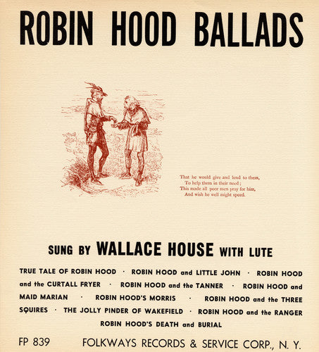 Wallace House: Robin Hood Ballads