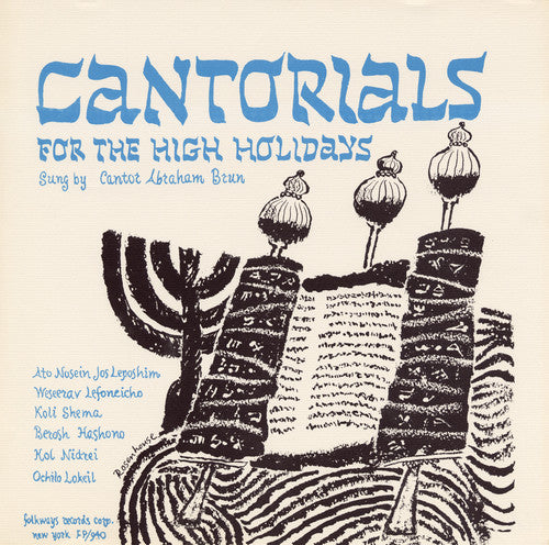 Brun, Abraham: Cantorials High Holidays: Roshashona Yom Kippur