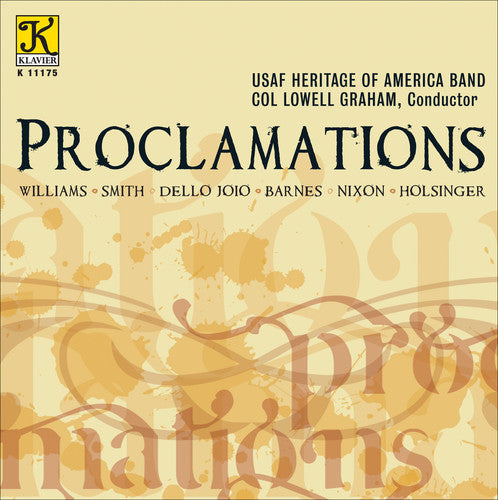 Dello Joio / Usaf Heritage American Band / Graham: Proclamations