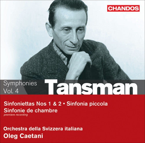 Tansman / Orch Della Svizzera Italiana / Caetani: Symphonic Chamber Works 4