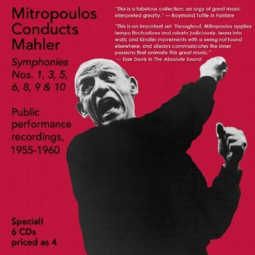 Mahler / Mitropoulos: Symphonies 1 3 5 6 8 & 9