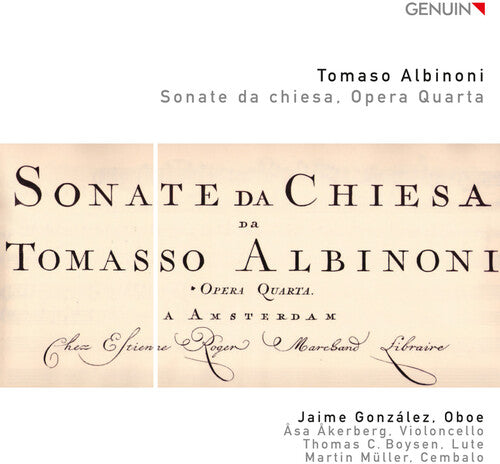 Albinoni / Gonzalez / Akerberg / Boysen / Mueller: Sonate Da Chiesa Opera Quarta