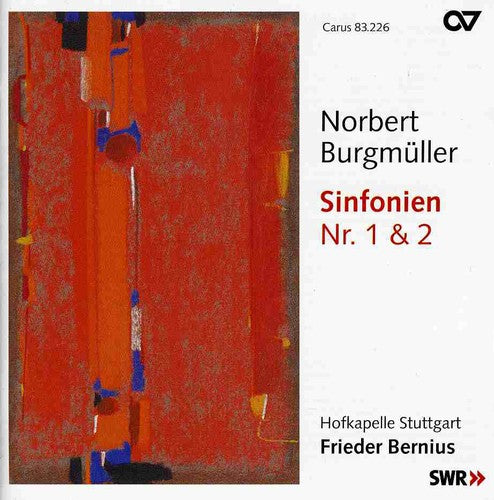 Burgmuller / Hofkapelle Stuttgart / Bernius: Symphony No 1 & 2