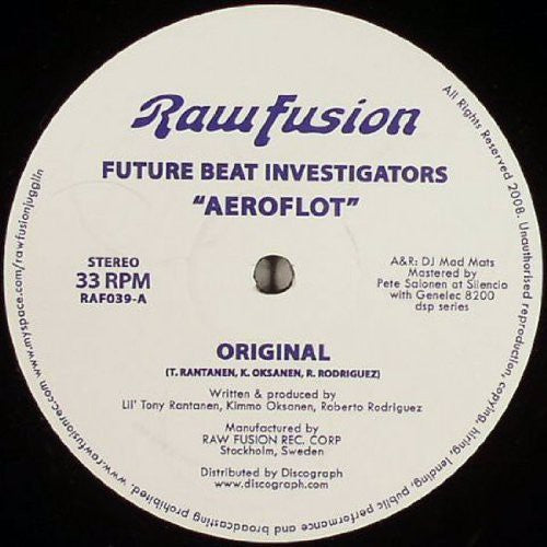 Future Beat Investigators: Aero Flot