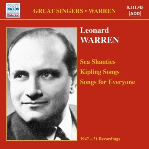 Warren, Leonard: Sea Shanties Kipling Songs