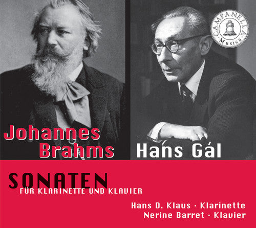 Brahms / Gal / Klaus / Barret: Sonatas for Clarinet & Piano