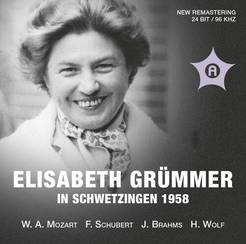 Mozart / Schubert / Brahms: Elisabeth Grummer in Schwetzin