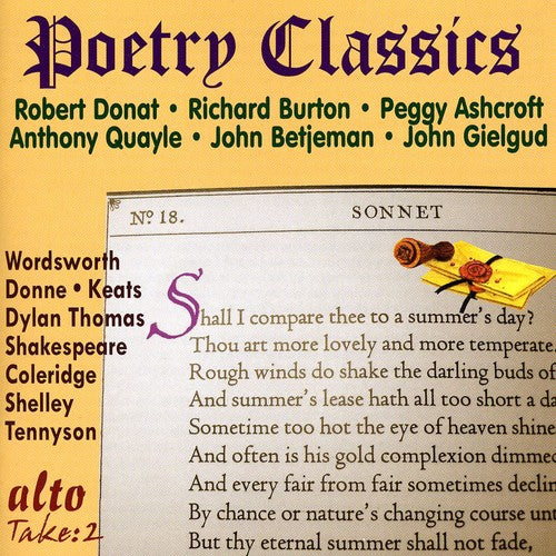 Poetry Classics: Great Voices / Various: Poetry Classics: Great Voices