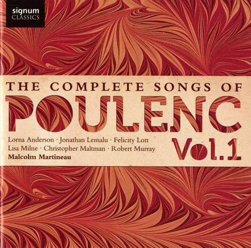 Poulenc / Milne / Anderson / Murray / Lott: Complete Songs 1