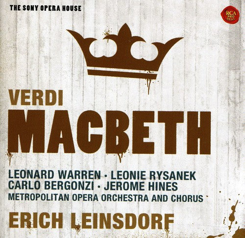 Leinsdorf / Warren / Hines / Rysanek / Ordassy: MacBeth