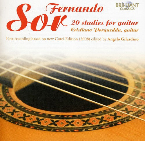 Sor / Cristiano Porqueddu: 20 Studies for Guitar