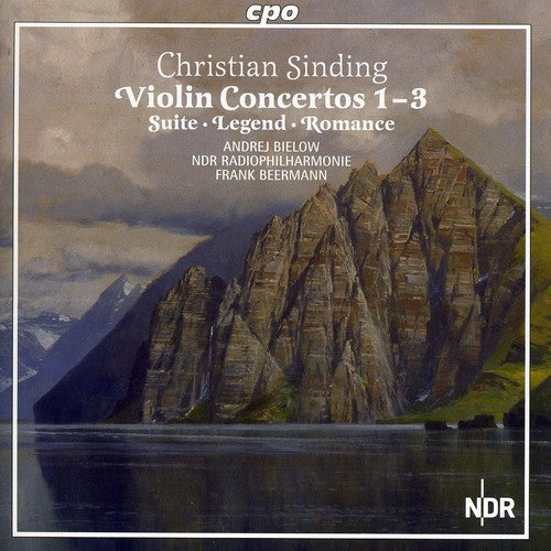 Sinding / Bielow / Ndr / Beermann: Violin Concertos 1-3