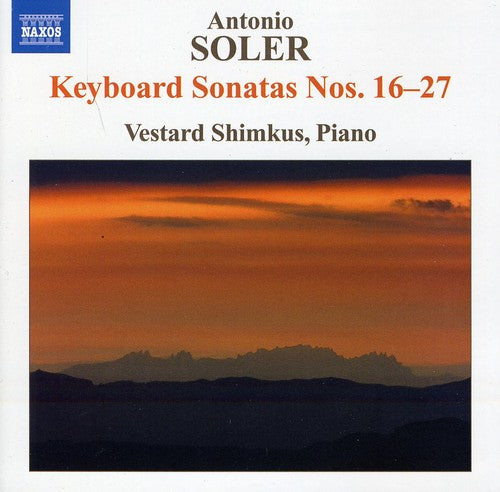 Soler / Vestard Shimkus: Soler: Keyboard Sonatas Nos. 16-27