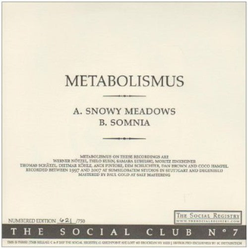 Metabolismus: Social Club No. 7