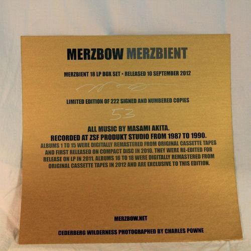 Merzbow: Merzbient