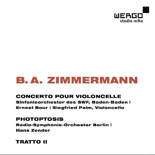 Zimmermann / Palm / Radio-Sym-Orch Berlin / Bour: Cello Concerto