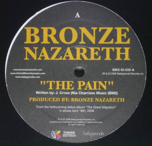 Bronze Nazareth: The Pain / More Than Gold