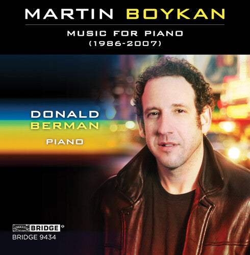 Boykan / Berman: Music for Piano 1986-07