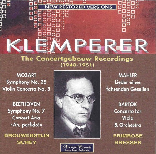 Mozart / Klemperer: Concertgebouw 1948-51