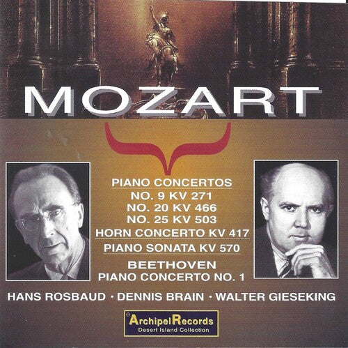 Mozart / Gieseking: Klavierkonzerte 9 20 25