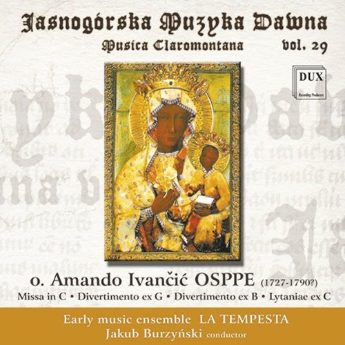 Osppe / La Tempesta / Burzynski: Musica Claromontana 29