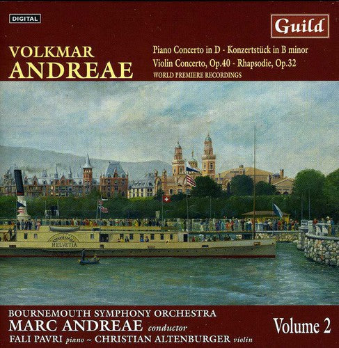 Andreae / Bournemouth Symphony Orchestra: Ctos By Volkmar Andreae 2