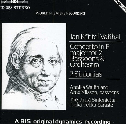 Vanhal / Nilsson / Saraste / Umea Sinfonieta: Concerto for 2 Bassoons & Orchestra