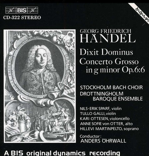 Handel / Von Otter / Martinpelto: Dixit Dominus / Concerto Grosso in G