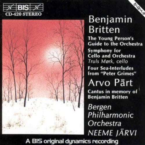 Britten / Jarvi / Bergen Phil: Symphony for Cello & Orchestra