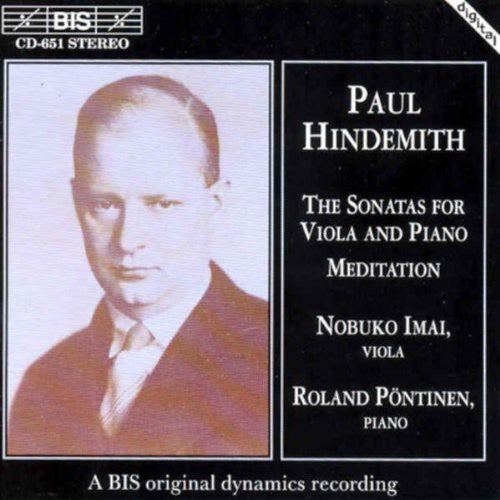 Hindemith / Imai / Pontinen: Sonatas for Viola & Piano