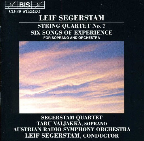 Segerstam / Valjakka: String Quartet 7 / 6 Songs of Experience