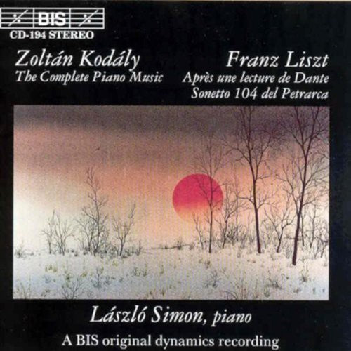 Kodaly / Liszt / Simon: Marosszek Dances / Apres Un Lecture de Dante