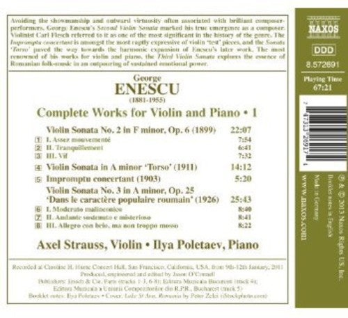 Ensecu / Strauss / Poletaev: Complete Works for Violin & Piano