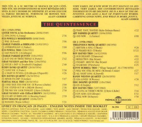 Haynes, Roy: Quintessence New York-Paris 1949-1960