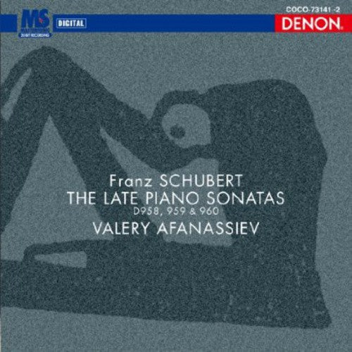 Afanassiev, Valery: Schubert: Piano Sonata Nos. 19 20 21