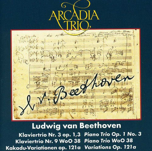 Beethoven / Arcadia Trio: Klavier Trios Nos 3 & 9 / Var Op 121A