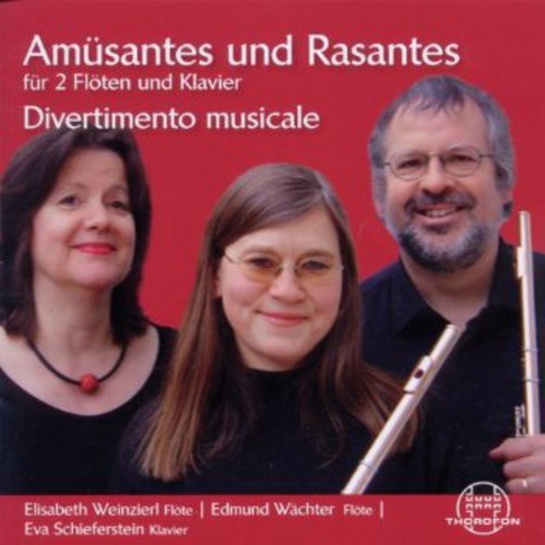 Mozart / Divertimento Musicale: Amusantes & Rasantes for 2 Flute &Piano