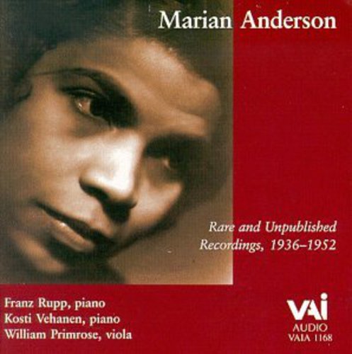 Anderson, Marian / Rupp: Rare & Unpublished Recordings 1936-1952