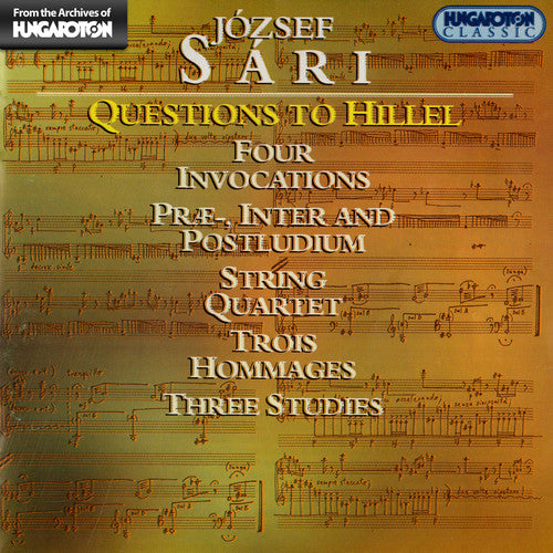 Sari / Vekony / Gyongyossy / Horn / Serei: Questions to Hillel