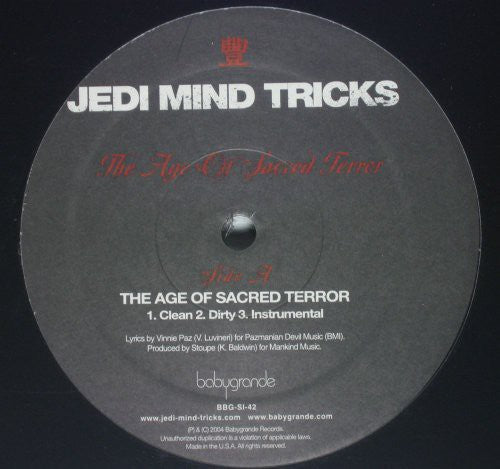 Jedi Mind Tricks: The Age Of Sacred Terror / Saviorself