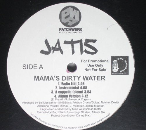 Jatis: Mama's Dirty Water B/W Aroma