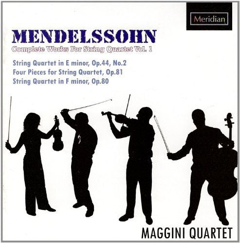 Mendelssohn / Stanzeleit / Angel / Outram: Complete Works for String Quartet 1