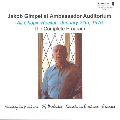 Chopin / Gimpel: Fantasie in F minor Op 49 / Sonata B minor Op 58