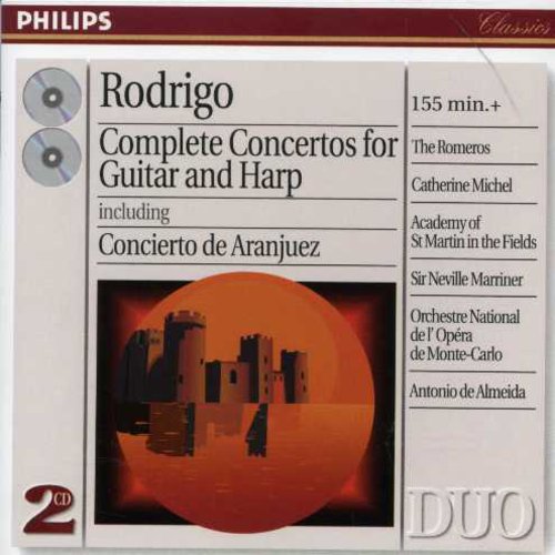 Rodrigo / Romeros / Michel / Marriner / Amf: Complete Concertos for Guitar & Harp