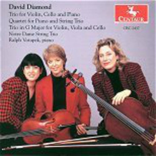 Diamond, David / Notre Dame String Trio / Votapek: Trio for Violin, Cello and Piano