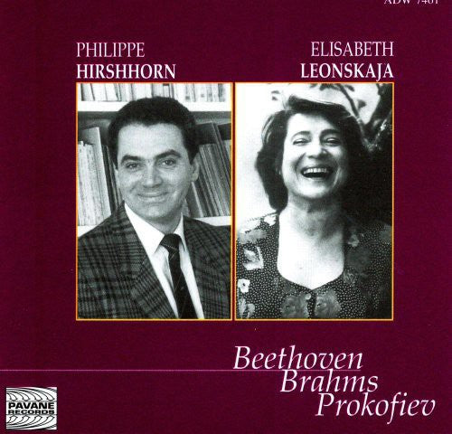 Beethoven / Brahms / Leonskaja / Philippe: Sons for Violin & Piano