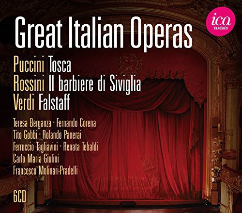 Puccini / Verdi / Rossini / Giulini / Tebaldi: Great Italian Operas