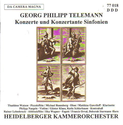 Telemann / Heidelberger Kammer: Konzerte & Konzertante